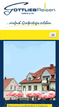 Mobile Screenshot of gottlieb-reisen.de